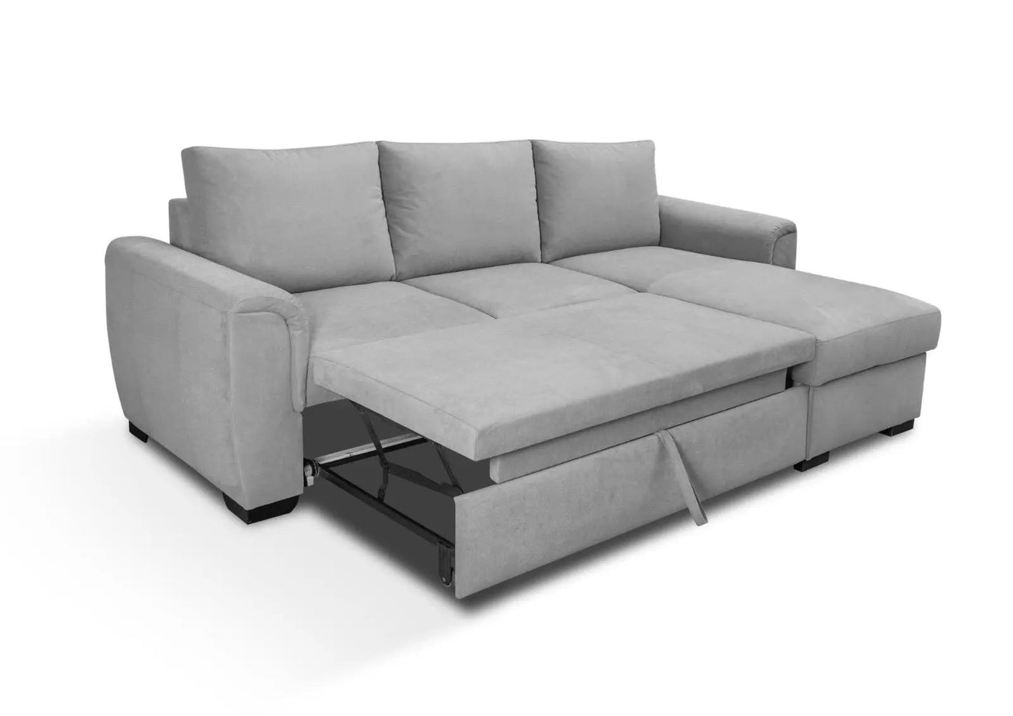 Canapé angle convertible gris – Galerie du Mobilier