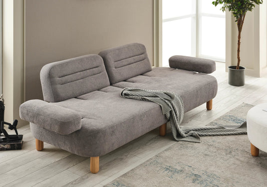 Canapé bouclé convertible dossier réglable – ANGEL