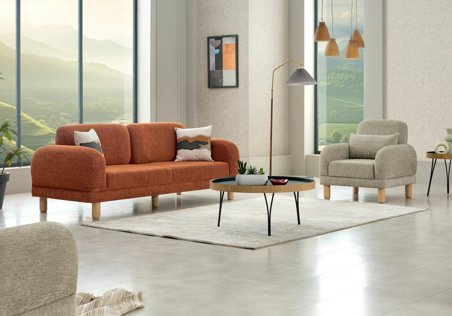 Canapé design cosy dossier réglable – GALIO