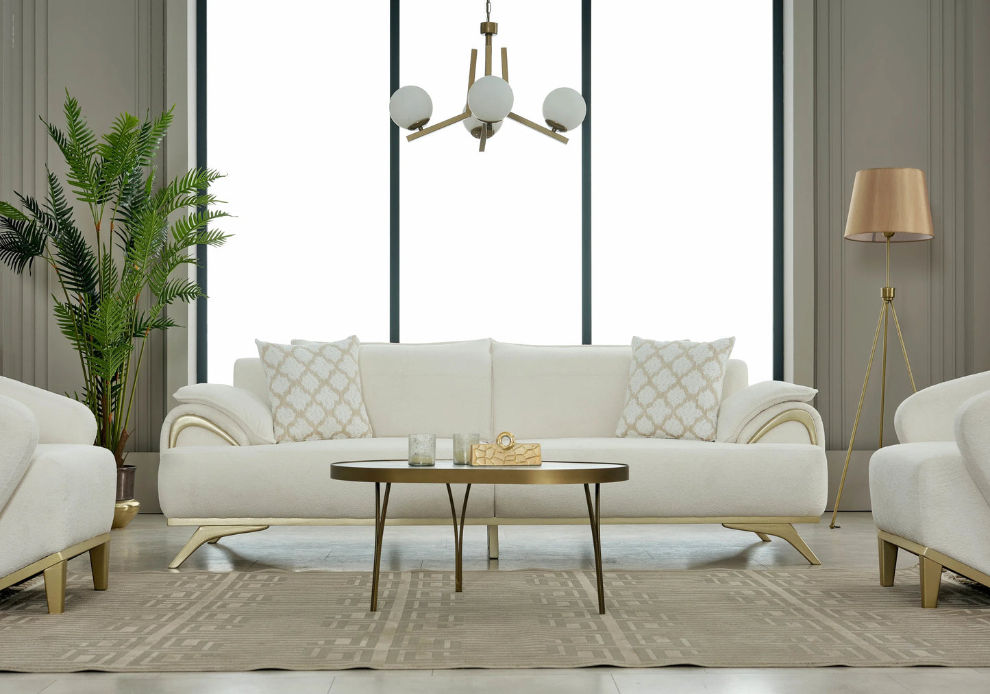 Canapé design moderne chic assise profonde – VALENZA