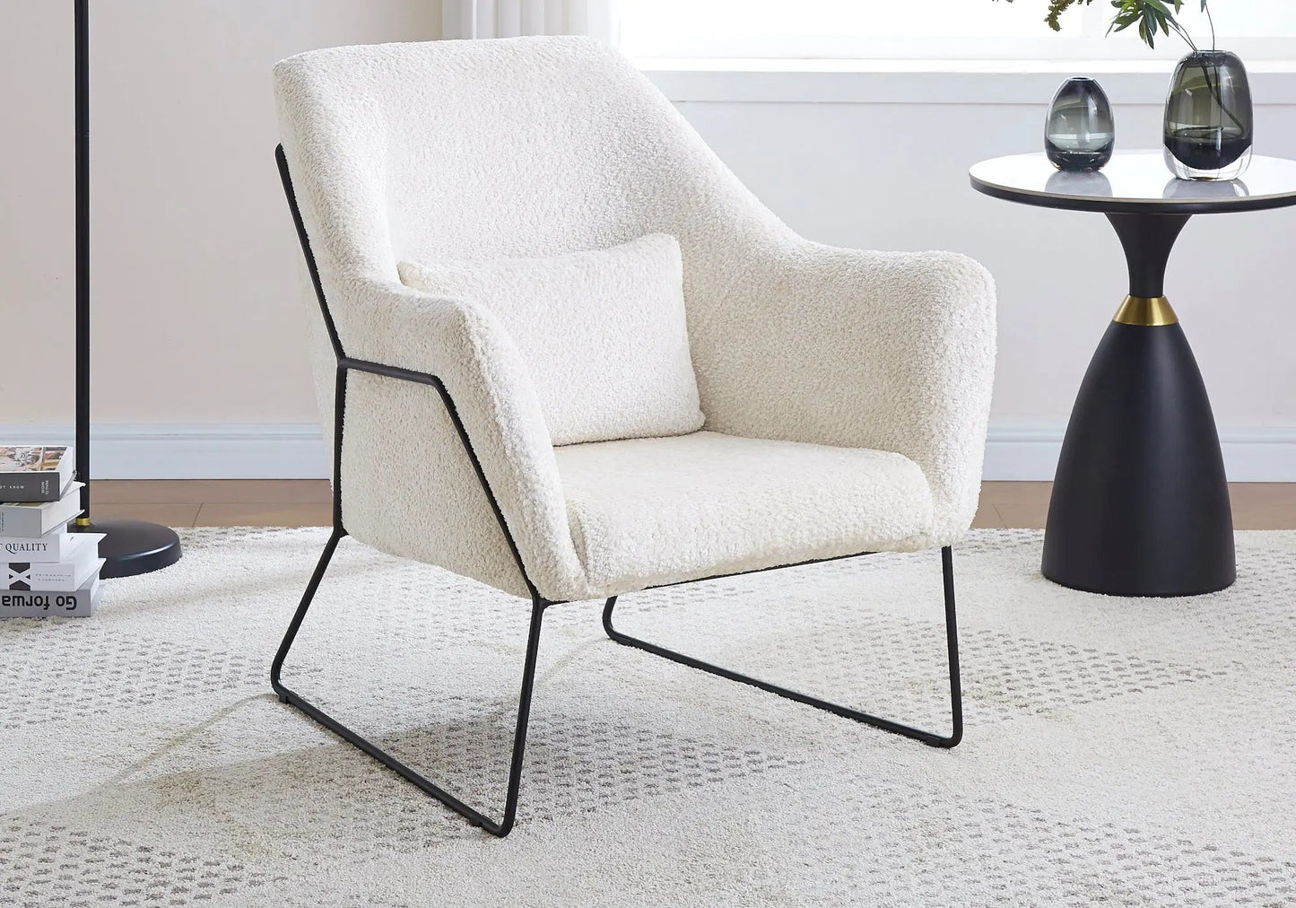 Fauteuil noir velours anthracite – Galerie du Mobilier