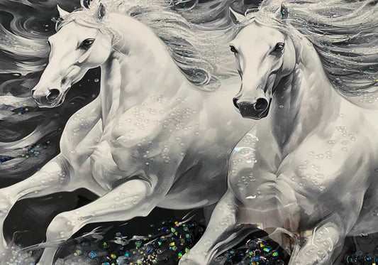 Chevaux Courant vers l'Infini Galerie du Mobilier