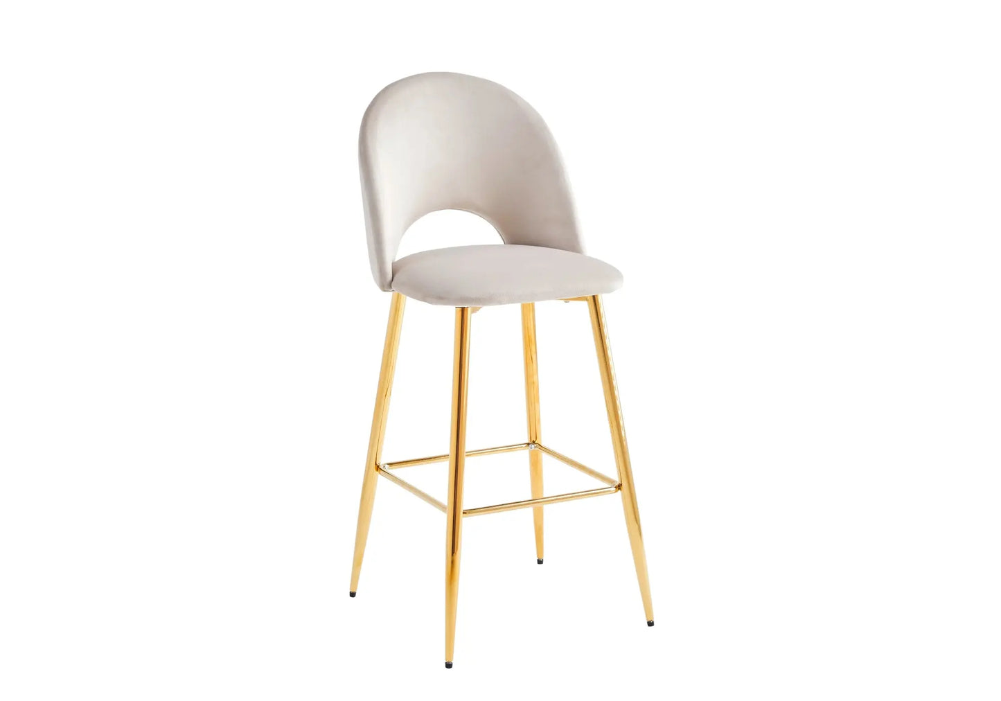 Ensemble table chaise bar dorée marbre blanc ROSA Galerie du Mobilier
