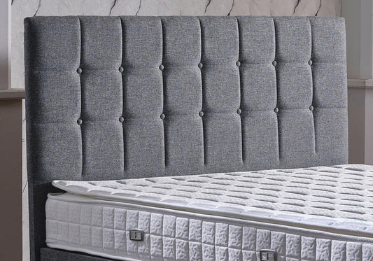 Lit coffre de rangement gris STAR Slims Mobilya