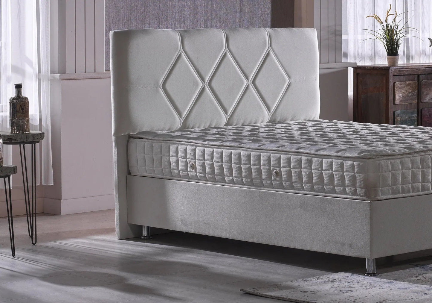 Matelas Blanc HILTON Slims Mobilya