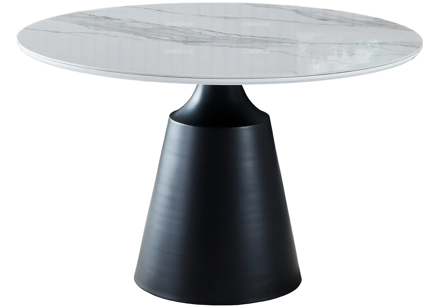 Table à manger céramique marbre blanc CHLOE Galerie du Mobilier