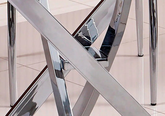 Table à manger transparent OLIVIA Galerie du Mobilier