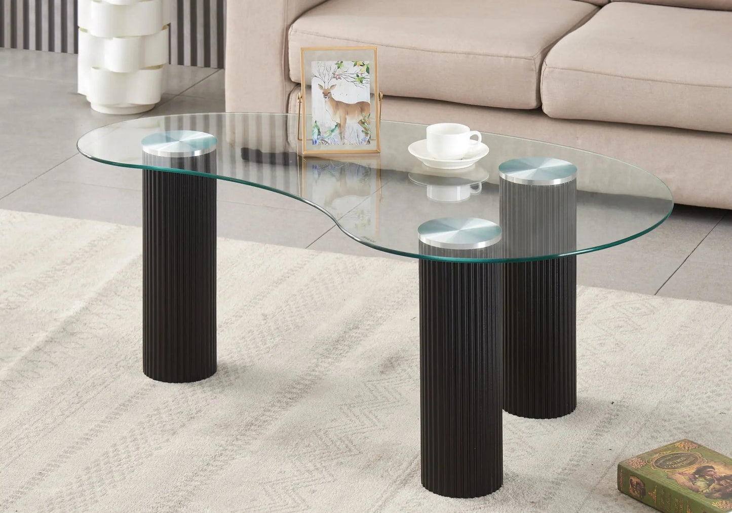 Table basse en verre trempé – Galerie du Mobilier - Vue 1