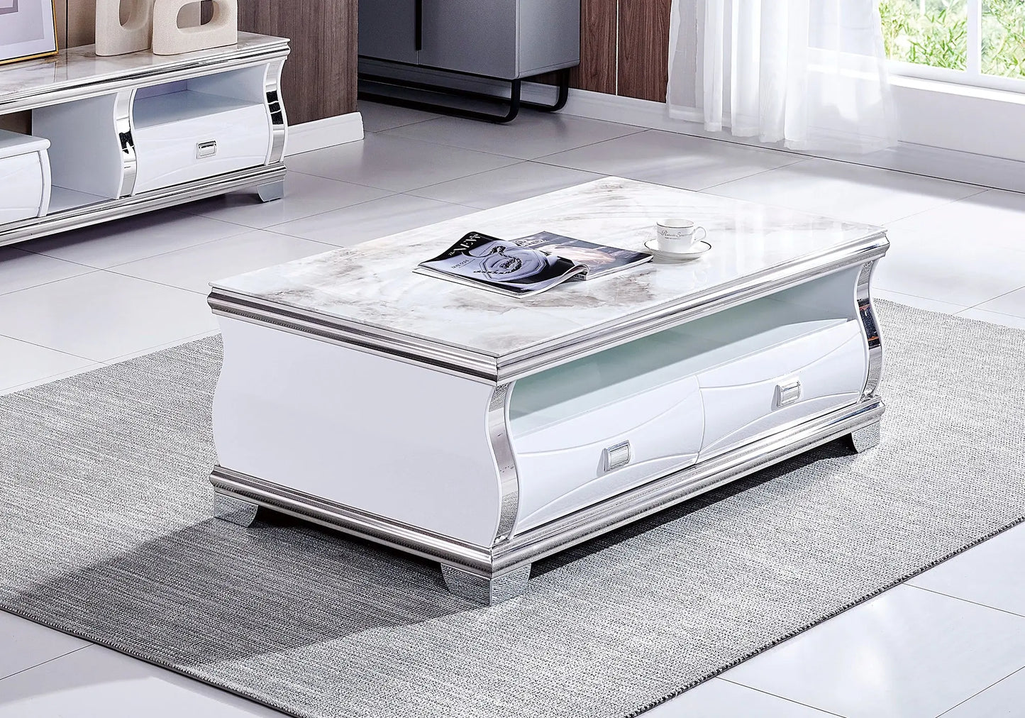 Table basse noir – Galerie du Mobilier