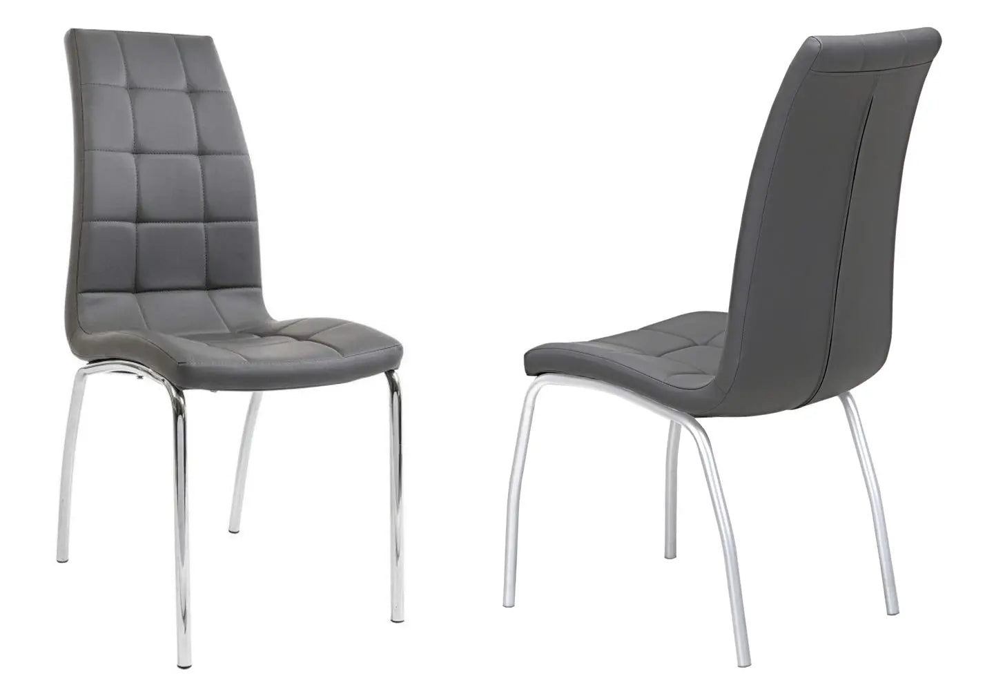 Table marbre blanc 6 chaises grises OLIVIA New OLIVIA