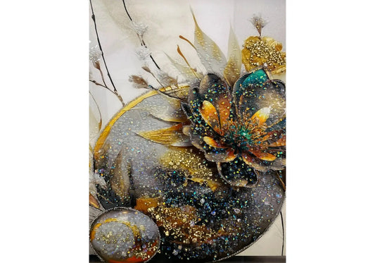 Tableau Rêve de Fleur Scintillante Galerie du Mobilier