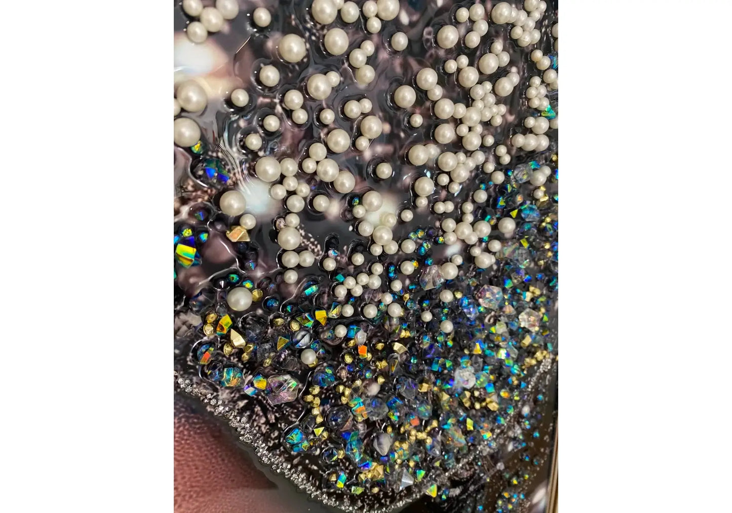 Tableau de la Beauté Noire Scintillante Galerie du Mobilier