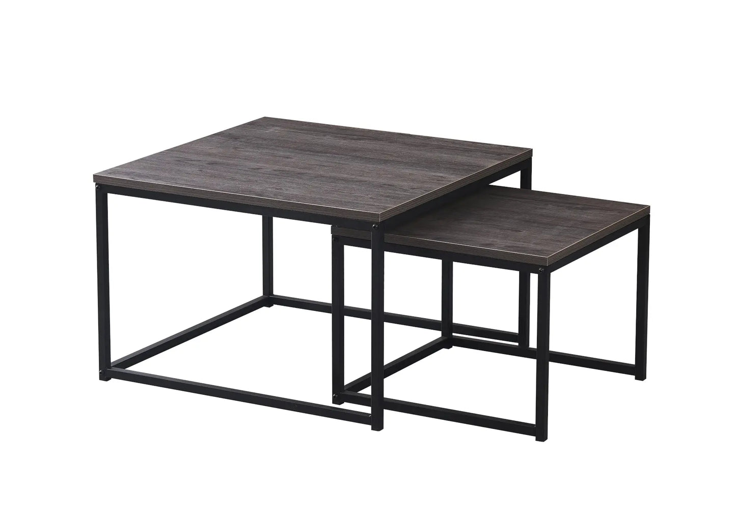 Tables gigognes noir chêne – Galerie du Mobilier