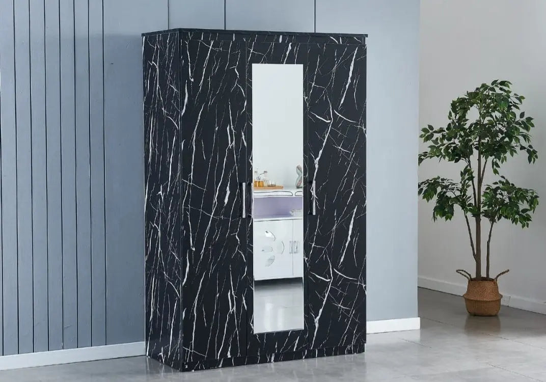 Armoire 3 portes gris – Galerie du Mobilier