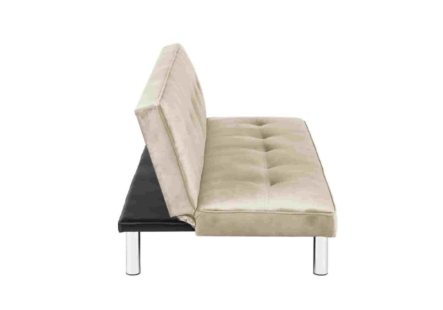 Banc convertible latte chromé – Galerie du Mobilier