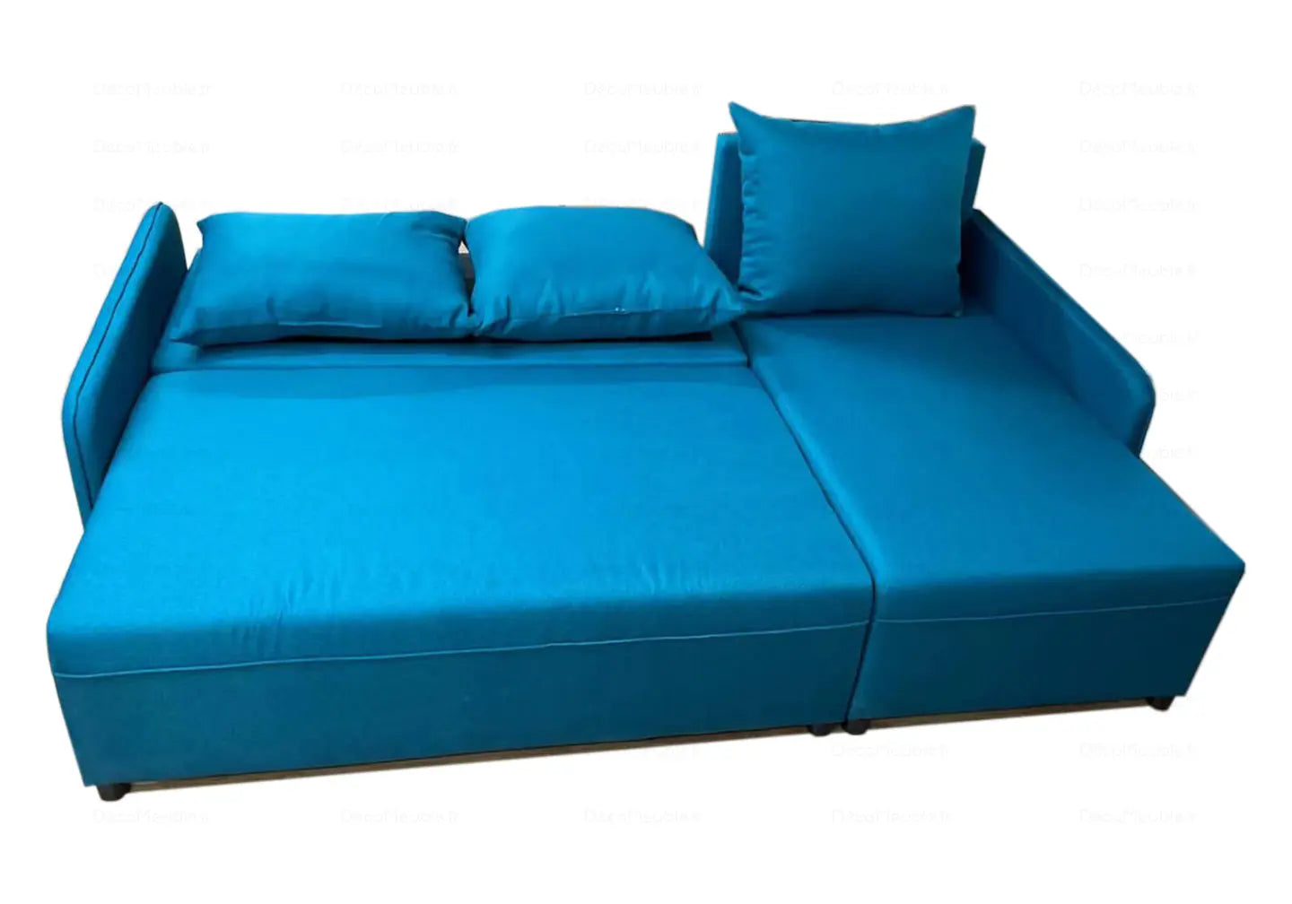 Canapé angle convertible-lit gris STELY New Design