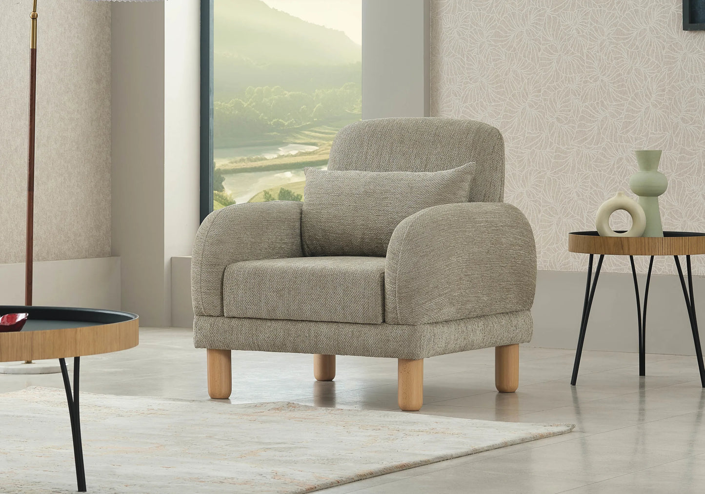 Canapé design cosy dossier réglable – GALIO