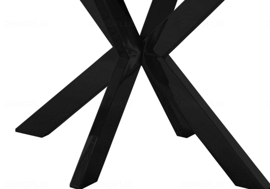 Chaises Velours Gris Pieds Noirs OPHELIA – Lot de 4 Galerie du Mobilier