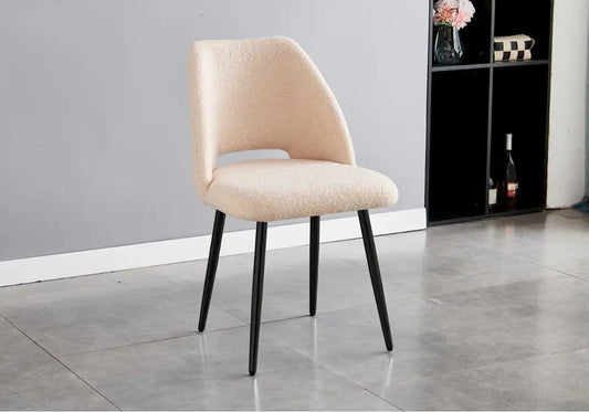 Chaises noires taupes LEONI (lot de 4) New Design