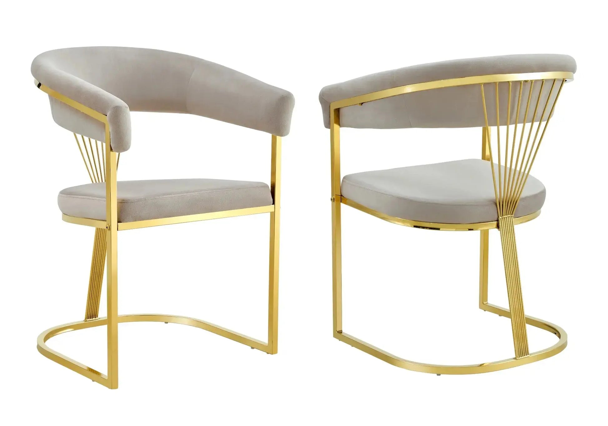 Ensemble Table Marbre et Chaises Moka CHLOE - Galerie du Mobilier