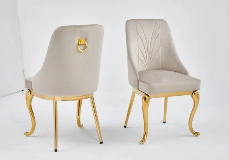 Ensemble table chaise céramique marbre blanc SOFİE Galerie du Mobilier