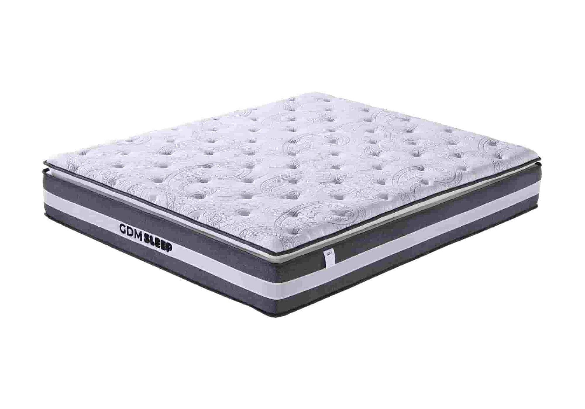 Matelas design gris blanc ATHENA - Galerie du Mobilier