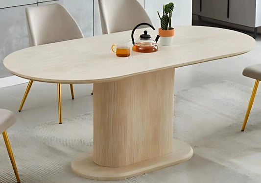 Table à manger bois chêne LEA moderne et élégante