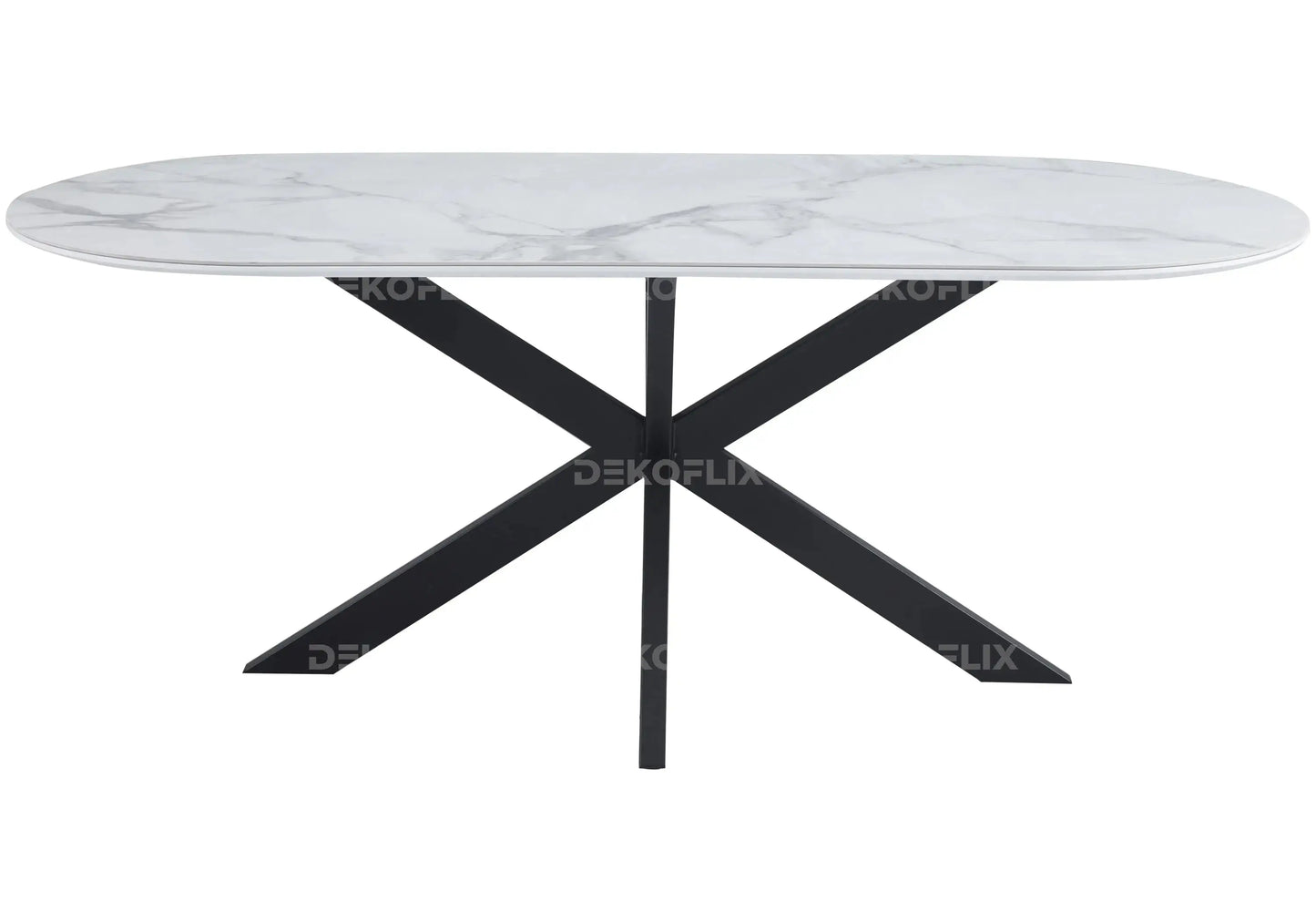 Table à manger céramique marbre blanc – Galerie du Mobilier