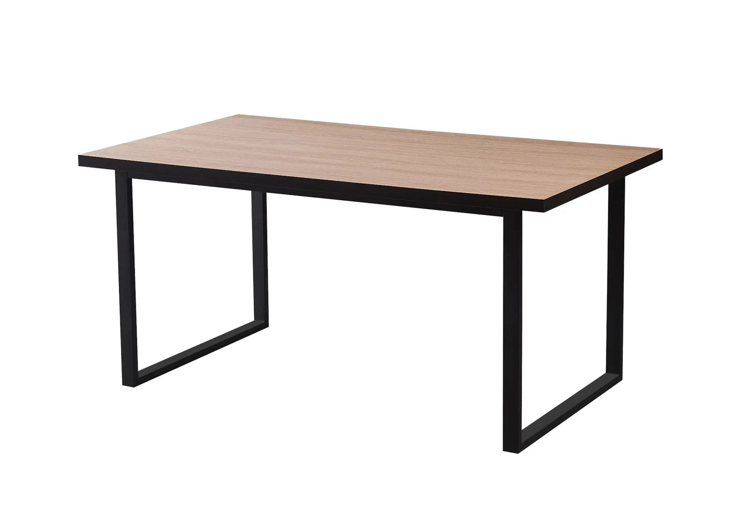 Table à manger noir bois gris – Galerie du Mobilier