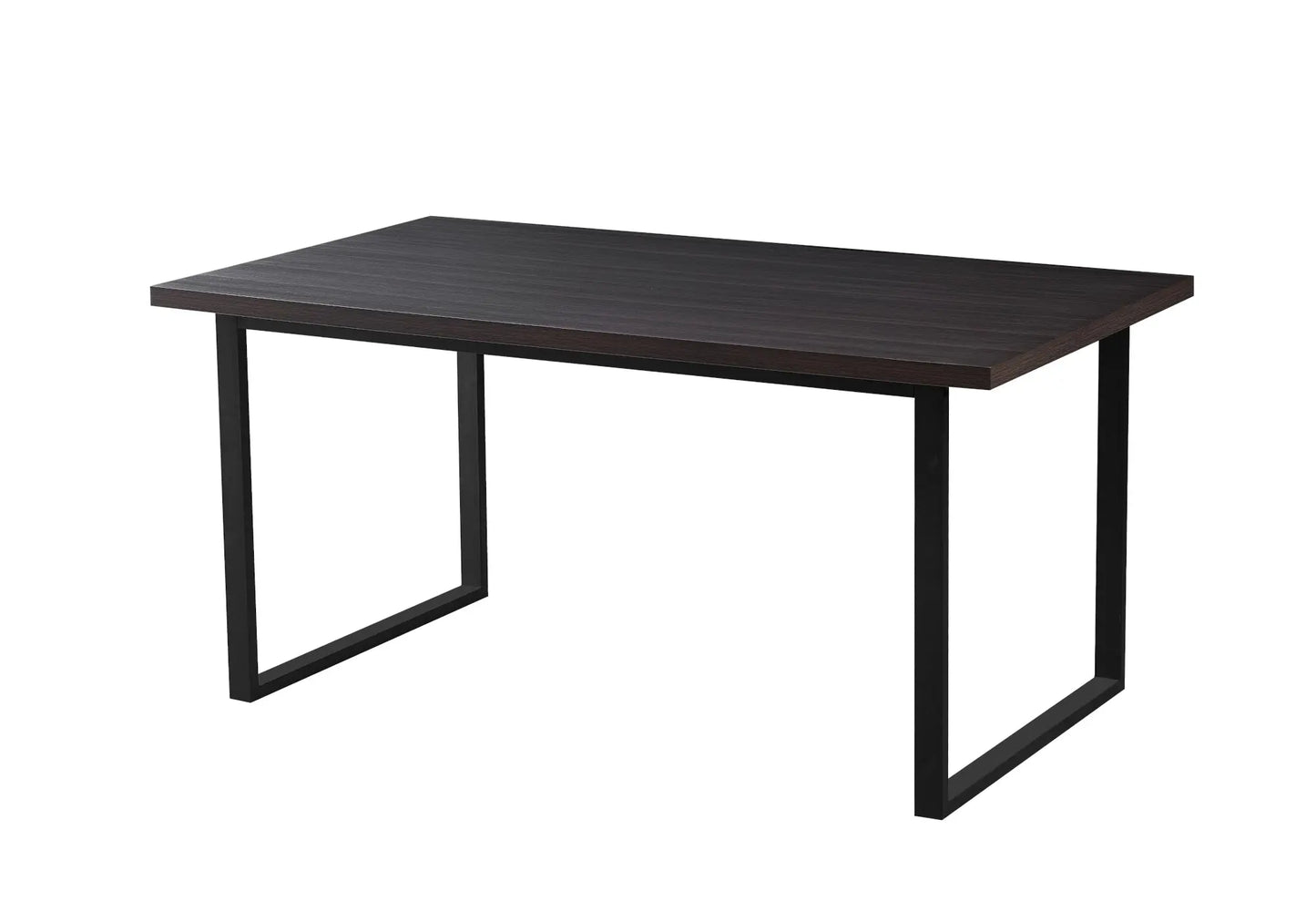 Table à manger noir bois noir – Galerie du Mobilier - Vue 1