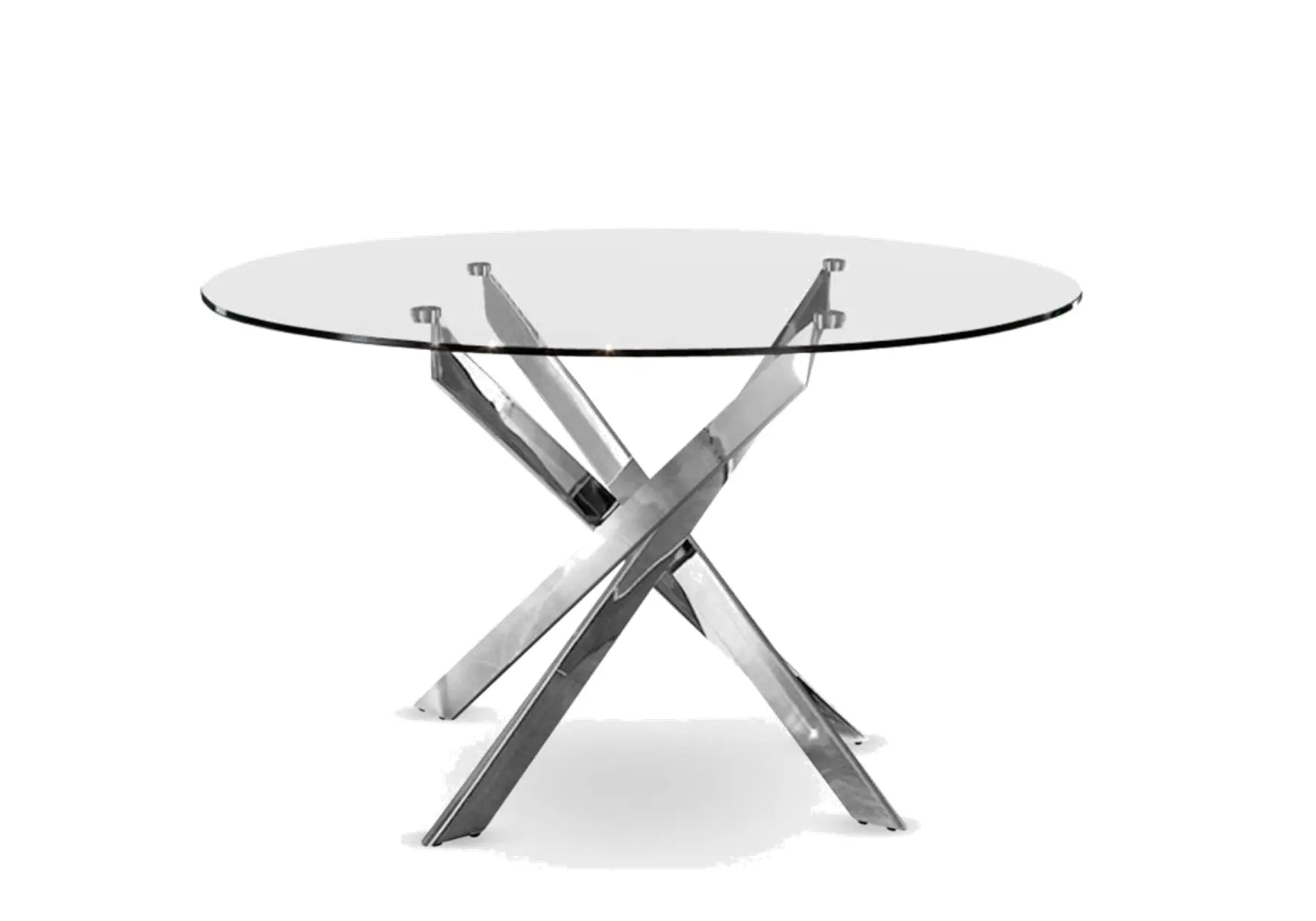 Table à manger transparent OLIVIA Galerie du Mobilier