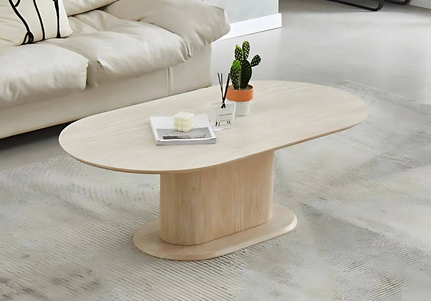 Table basse bois chêne LEA, design élégant durable
