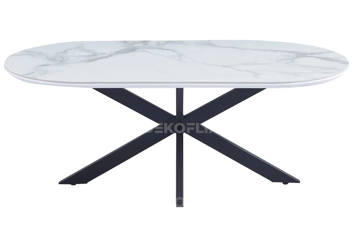 Table basse dorée céramique marbre blanc – Galerie du Mobilier