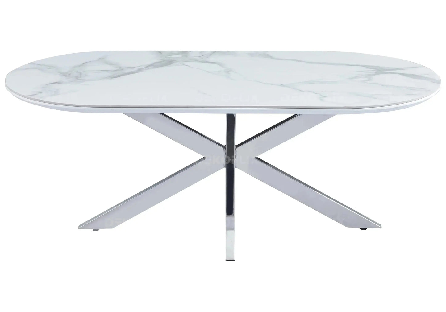 Table basse noire céramique marbre blanc – Galerie du Mobilier