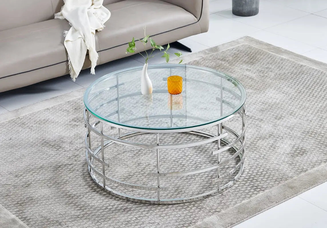Table basse transparent ISSA Galerie du Mobilier