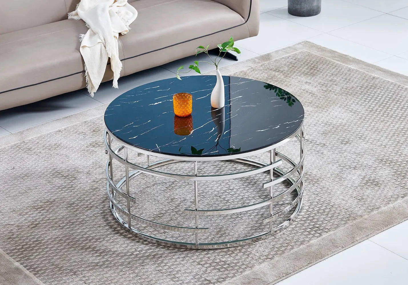 Table basse transparent ISSA Galerie du Mobilier