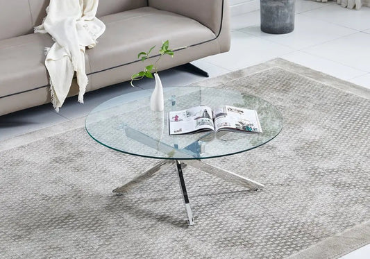 Table basse transparent OLIVIA Galerie du Mobilier