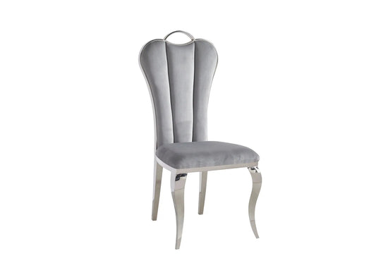 Table et chaise céramique marbre blanc LILA Galerie du Mobilier
