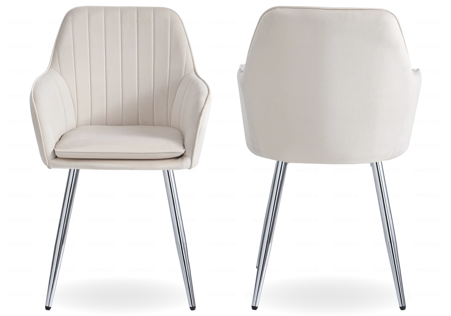 Table et chaises marbre beige argent TROPHEE Galerie du Mobilier