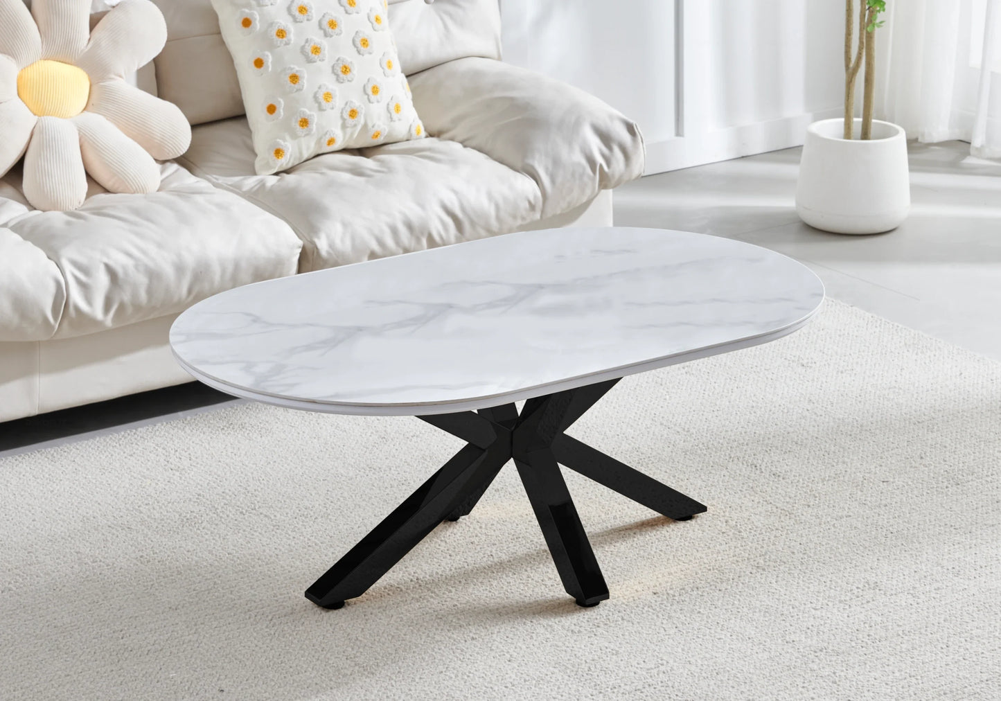 Chaises Velours Taupe Pieds Noirs NORA – Lot de 4 - DEKOFLIX