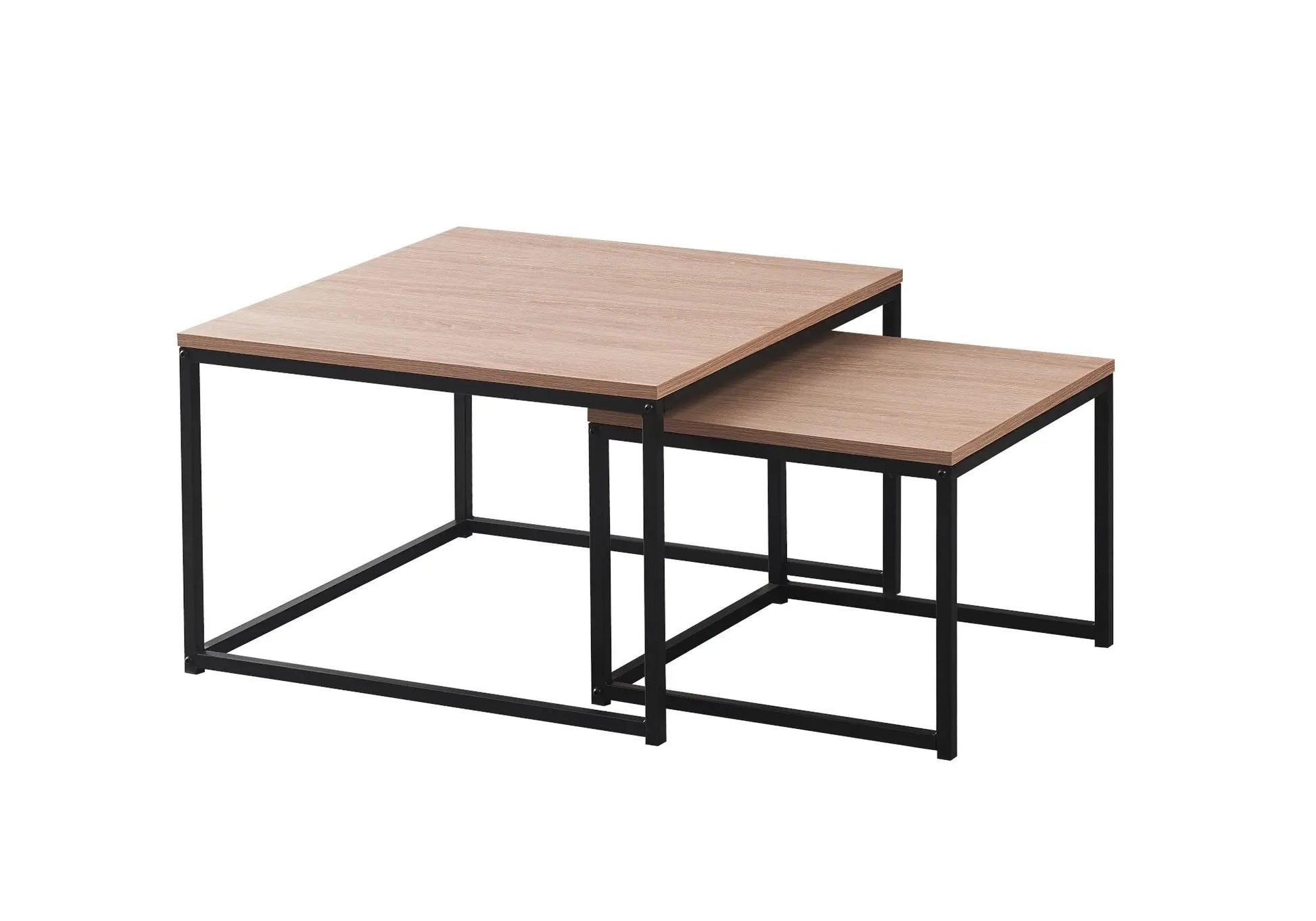 Tables gigognes noir chêne – Galerie du Mobilier - Vue 1