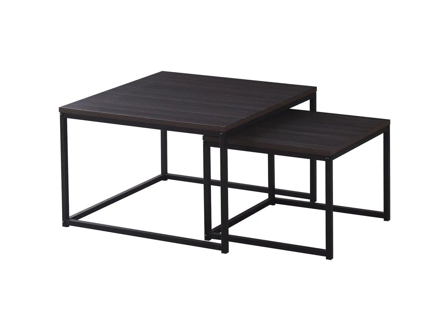 Tables gigognes noir chêne – Galerie du Mobilier