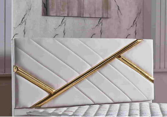 Tête de lit velours beige TOKYO - Galerie du Mobilier